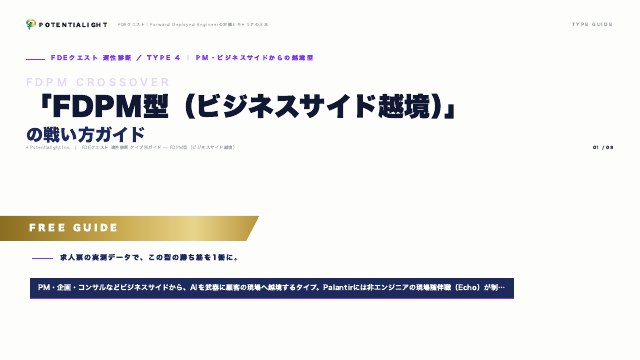 FDPM型の戦い方ガイド 表紙